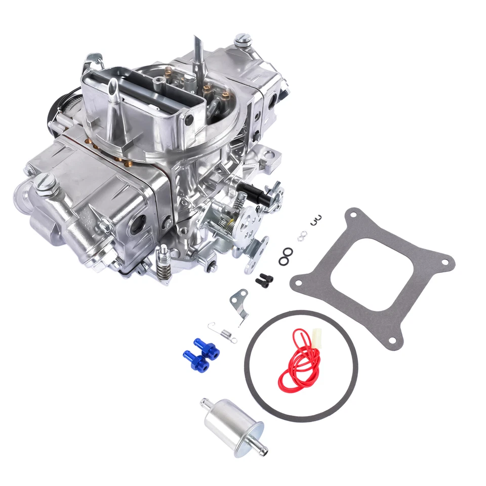 BR-67255 650CFM Carburetor for 4-Barrel Square Bore Double Pumper Electric Choke - Image 3 of 4