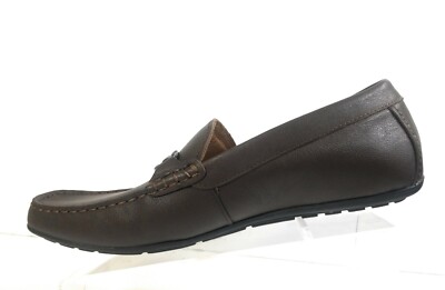 Vionic 556 Mason Men Brown Leather Loafers Horsebit Buckle  display picture 3