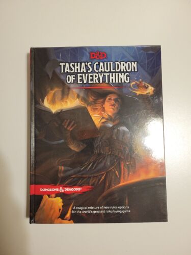 D&D ""Tasha's Cauldron of Everything"" copertina rigida RPG - D&D Dungeons Dragons *NUOVO* - Foto 1 di 2