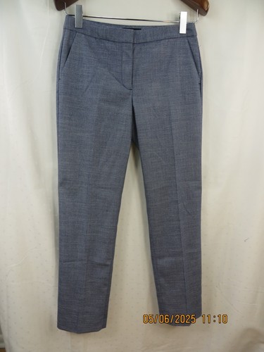 Talbots Größe 6 Polyes/Rayon/Spand Stahlblau Slim Gewebt Gefüttert Hose Trousers - Bild 2 von 14