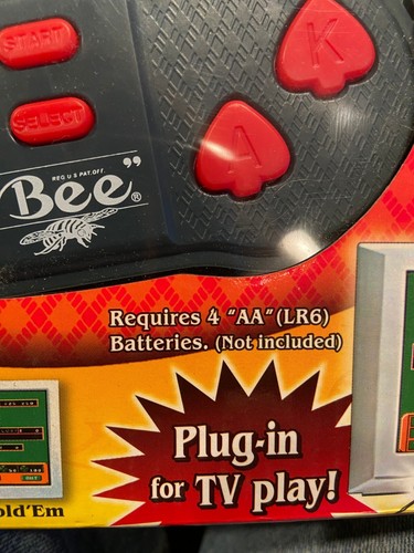 Bee TV Casino Plug 'N Play 5 juegos de casino *usados en caja rota/gráficos antiguos c2 - Imagen 11 de 11