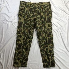 1950s Vintage Frogskin Camo Sears Hunting Trousers X-large