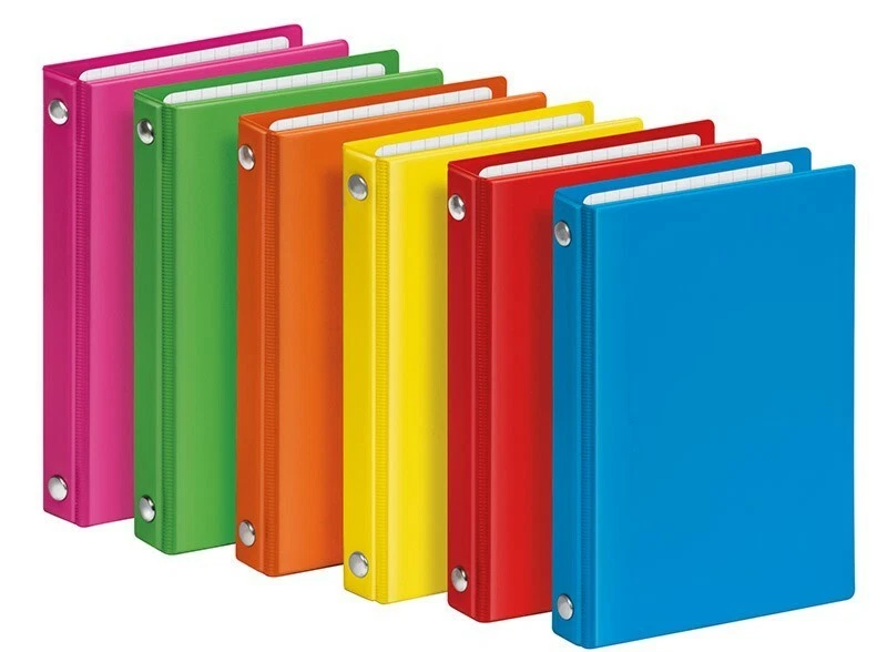 VELOFLEX Taschenringbuch A7 4-Ring 13mm VELOCOLOR 1174