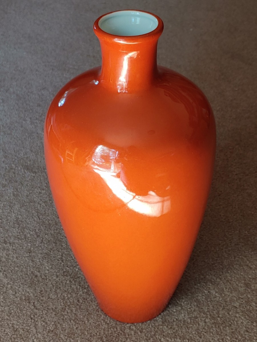 有闲居矾红釉瓷器莱菔瓶16