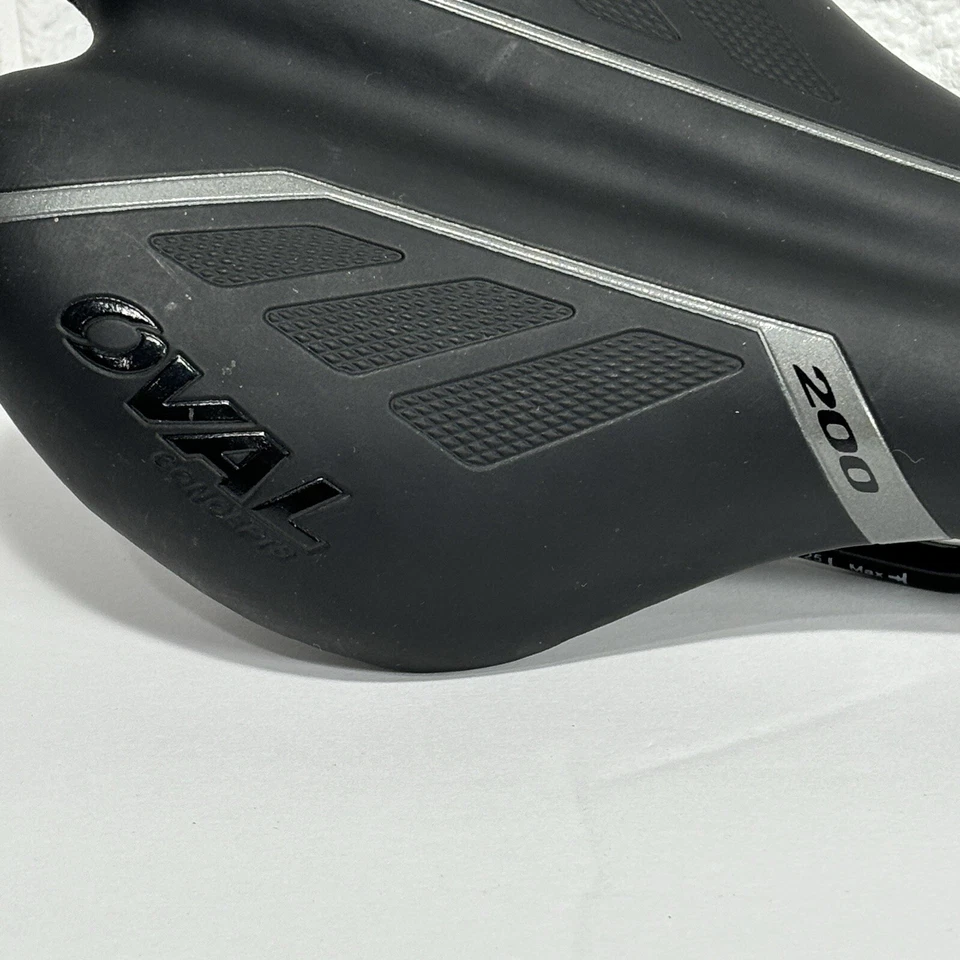 Oval Concepts 200 Saddle 140 x 280 mm Black & Gray  - Image 2 of 4