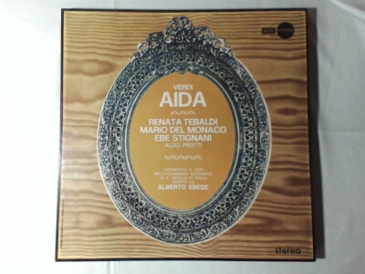 ALBERTO EREDE Verdi: Aida 3lp RENATA TEBALDI EBE STIGNANI NEUWERTIG LIKE NEW!!!