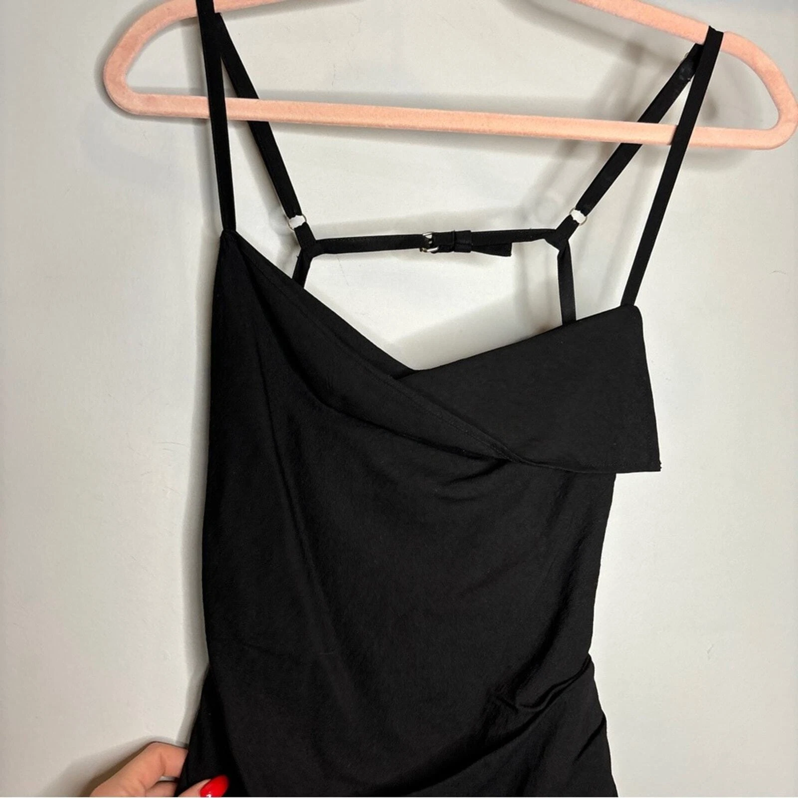 Minidress Jacquemus Black Le Paper La Robe Saudade