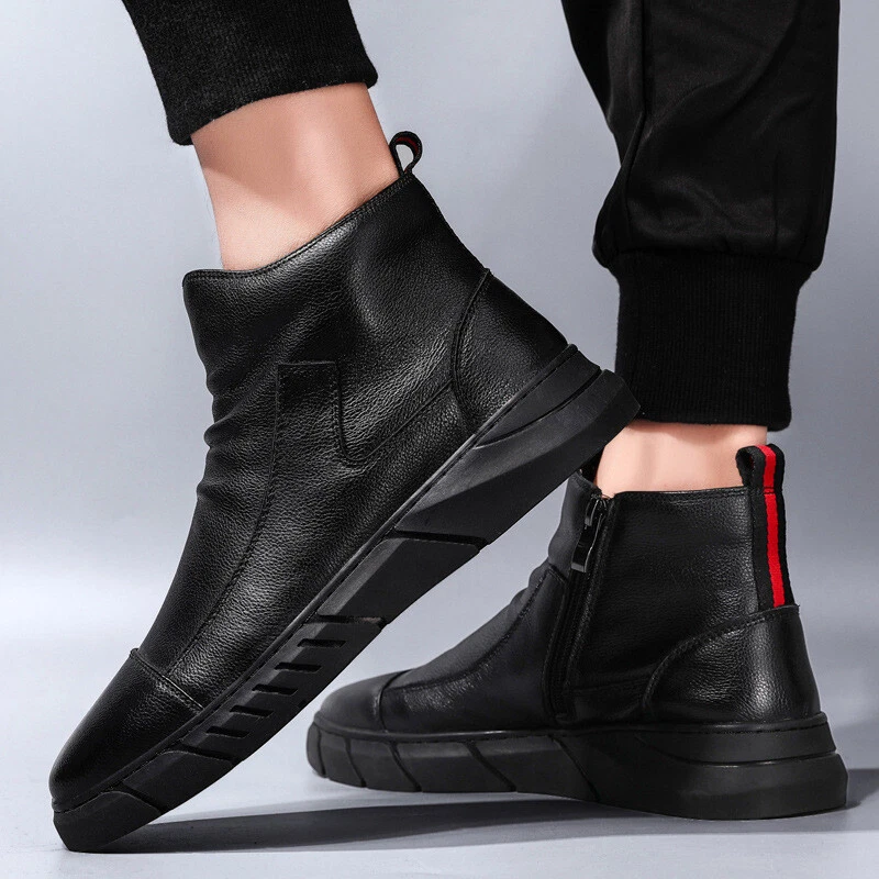 Soft leather boots for best sale men