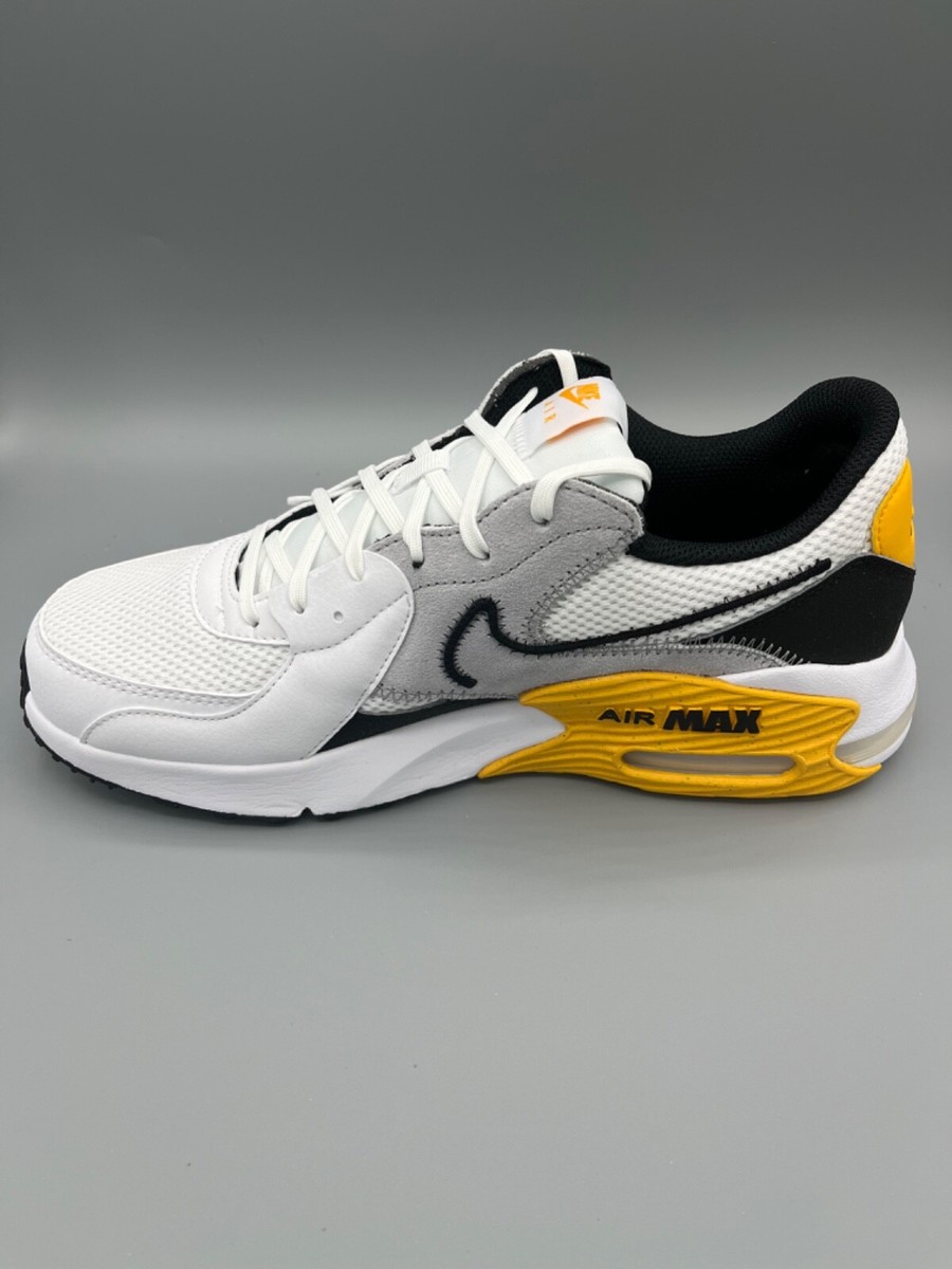 国内配送 NIKE AIR MAX EXCEE WHITE /BLACK-UNIVERSITY GOLD Men's Nike Air Max Excee White Black University Gold Running