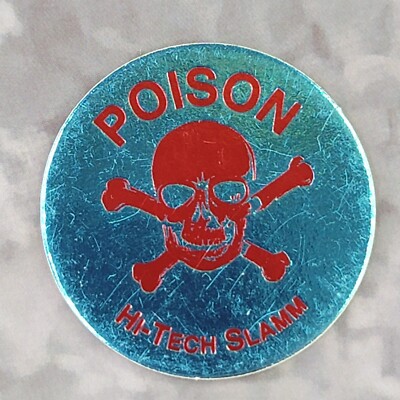 POG Milkcap Vintage 90's Retro - Poison Skull Hi-Tech Slamm