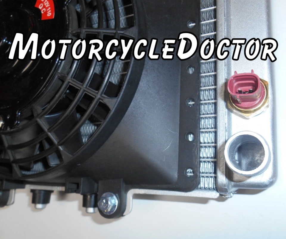 Radiador, ventilador, agua, enfriador, HS 250, UTV, HiSun, Massimo, banco, sector, huelga, artillero Foto 2 de 4