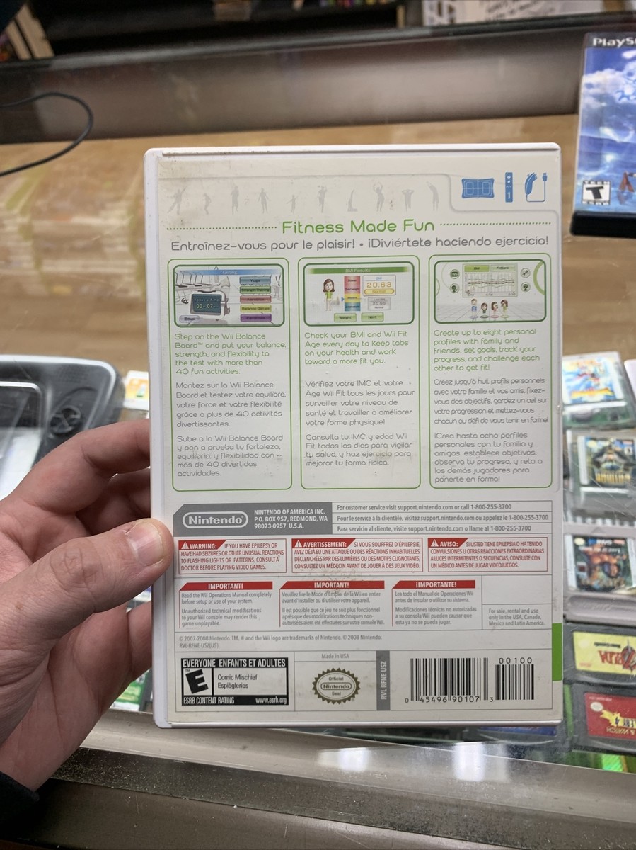 Wii Fit (nintendo Wii) disc, case, No manual 45496901080| eBay