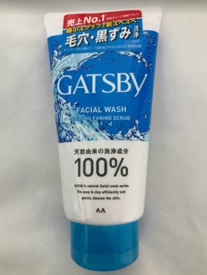 Gatsby Facial Wash Deep Cleaning Scrub 130g Mandom from Japan Face Wash Cleanser