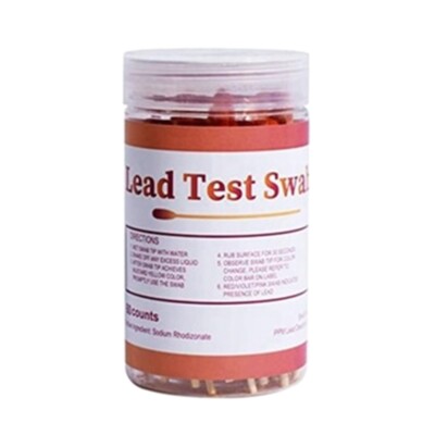 Rapid Home Lead Testing Swabs for Metal Dishes 30S Result