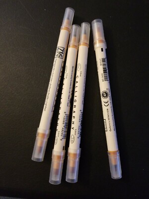 Zig Memory System Calligraphy Dual Tip Marker, Wheat