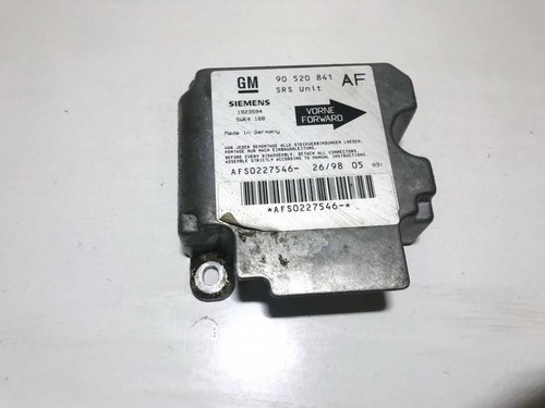 Opel Astra 1998  crash sensors module 90520841, 1923594  5wk4168 #532979-63