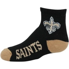NFL New Orleans Saints Youth Quarter Socks