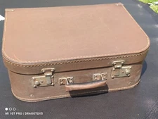 VINTAGE SEWING MACHINE TULA 1951 PORTABLE CASE AND FOOT PEDAL USSR CCCP WORKS