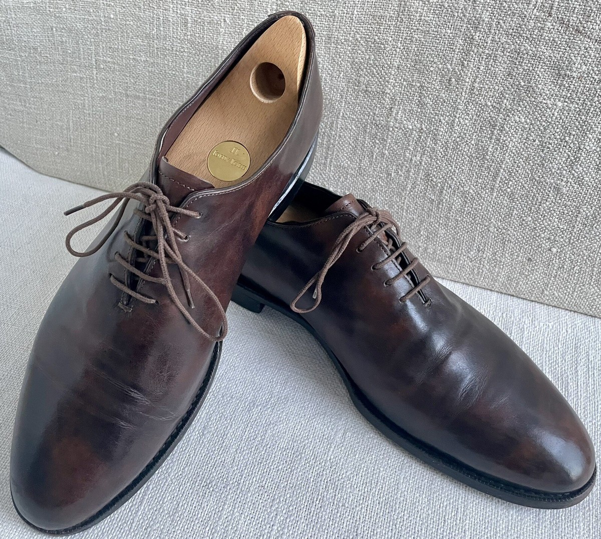 NEW! $1,095 Nettleton Calvary Collection Paddock Oxford Brogue Dress Shoes 44 11 Nettleton Guardsman English Cavalry Collection Museum Plum  main image 3