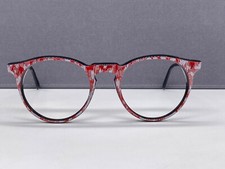 ALAIN MIKLI occhiali da vista donna rotondi rossi panto vintage anni 80 034 401 retrò