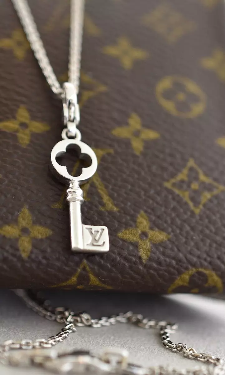 Louis Vuitton 18K Yellow Gold Padlock & Key Bracelet, Louis Vuitton