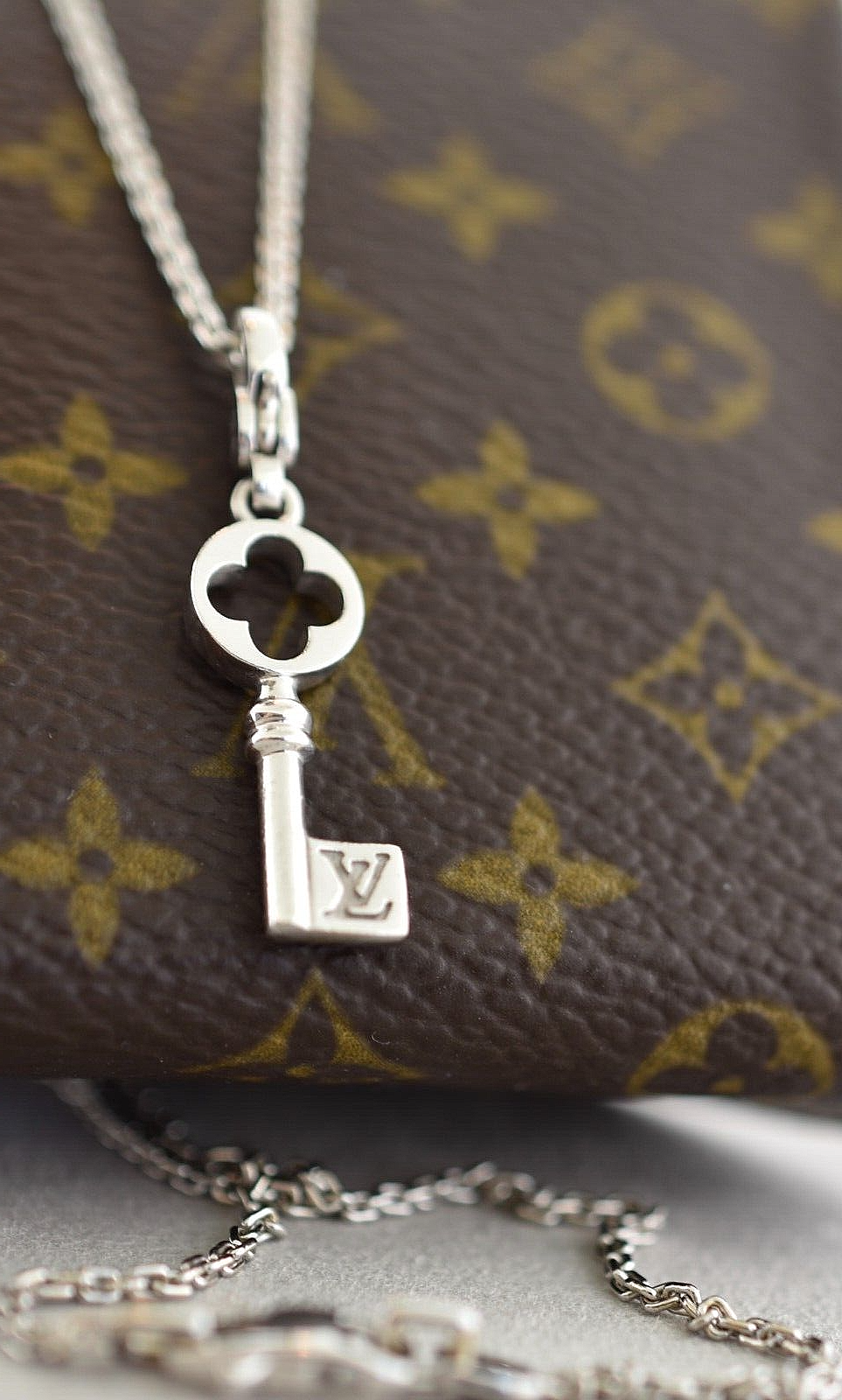 Louis Vuitton 18K Tri-Color Monogram Idylle Key Pendant