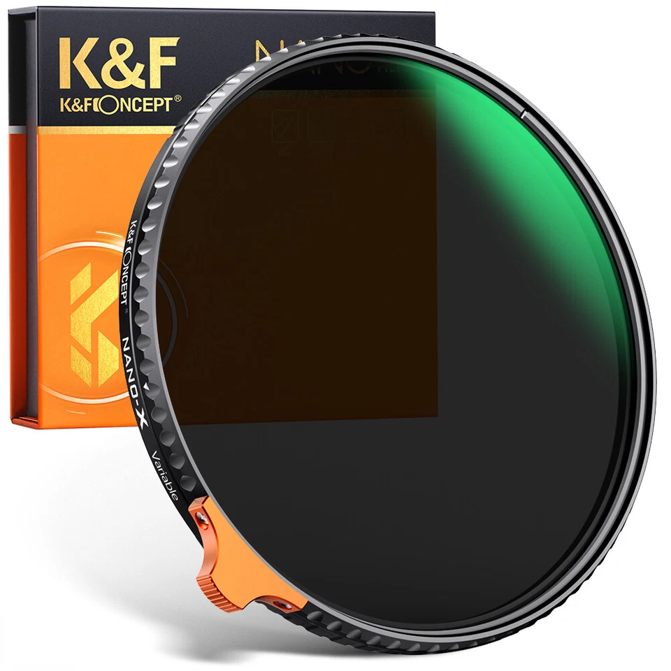 K&F Concept Putter Variable ND Filter ND2-400 Lens Filter 49/55/58/67/72/77/82mm - Image 3 of 4