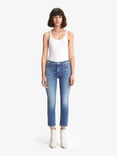 NWT Mother Denim Mid Rise Dazzler Ankle 