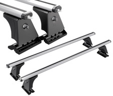 Roof Bars M107B Lock Aero 120cm (Pair of) For Peugeot 207 Hatchback 3&5D (06-12)