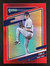 2021 Panini Donruss Gerrit Cole #213 Chef G Variation Holo Red Foil (OP-1)