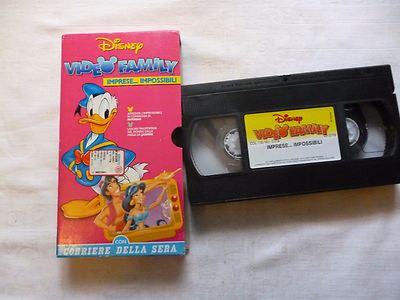 Video Family imprese impossibili Disney-in der Sprache ''italienisch'' - VHS gebr.