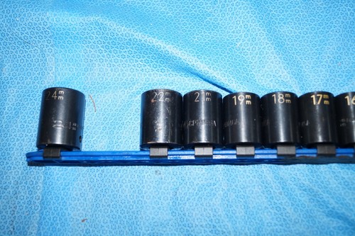 Matco 13 Piece 1/2" Dr Metric Shallow Impact Socket Set 15mm -24mm NO 20, 23mm - 第 3/11 張圖片