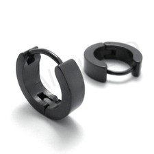 PAIR Surgical Steel Small Hoop Earrings Set for Men Women Kids Huggie Earrings