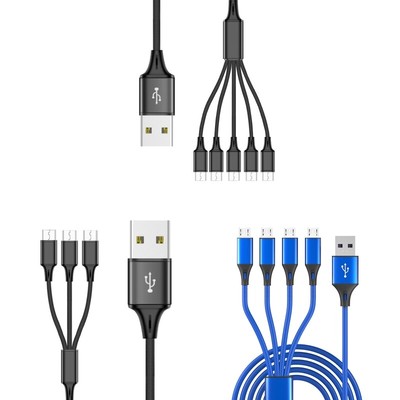 200cm USB Charging Cable for Micro USB Devices Power Supply Wire Cord