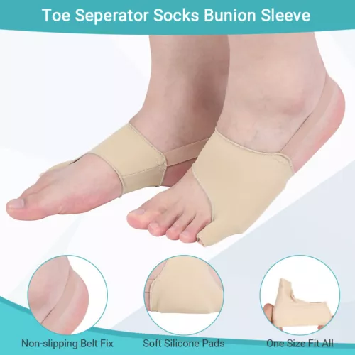Tailors Bunion Corrector Pinky Toe Pain Relief Pad, Soft Silicone Gel Bunionette - Picture 6 of 8