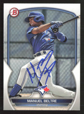 Manuel Beltre Signed 2023 Bowman Paper Prospects #BP-79 Toronto Blue Jays 6