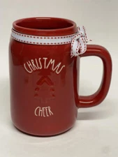 Rae Dunn Red Christmas Cheer Mason Style Mug