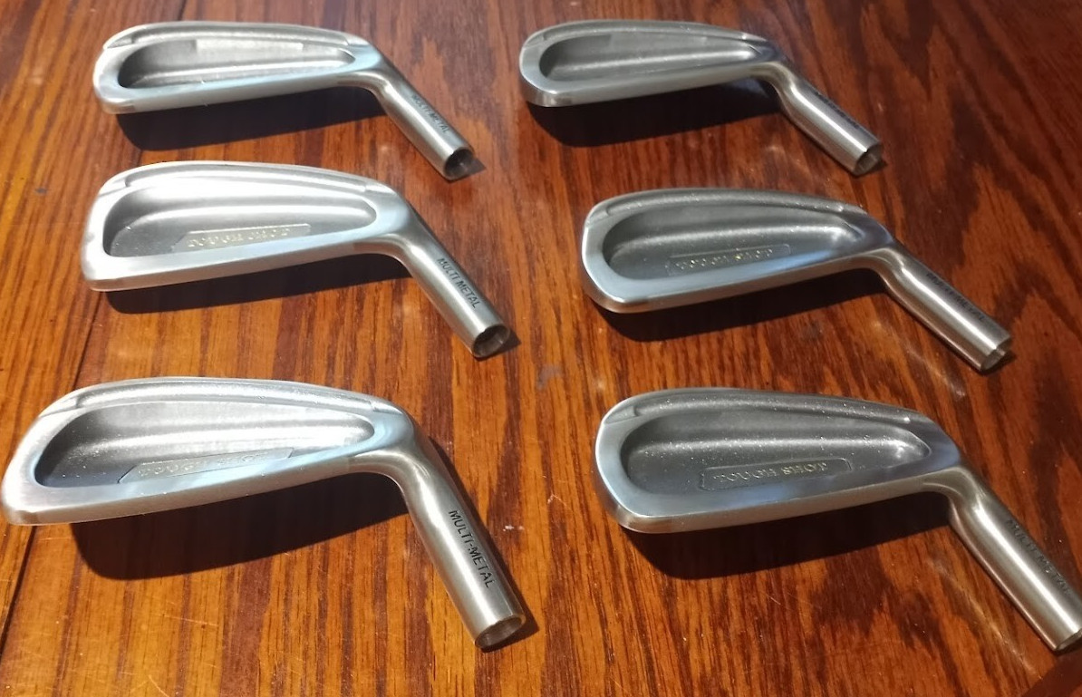 SIX new toshi Iron Golf Heads only Tough Shot #3,4,5,6,8,9 (49A)