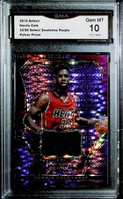 2013 Select #22 Norris Cole Select Swatches Purple 32/99 Pulsar Prizm GMA 10