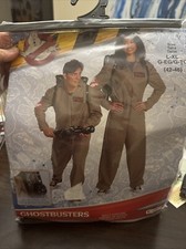 Disguise Ghostbusters Adult Jumpsuit Costume W/ Inflatable Proton Pack XL