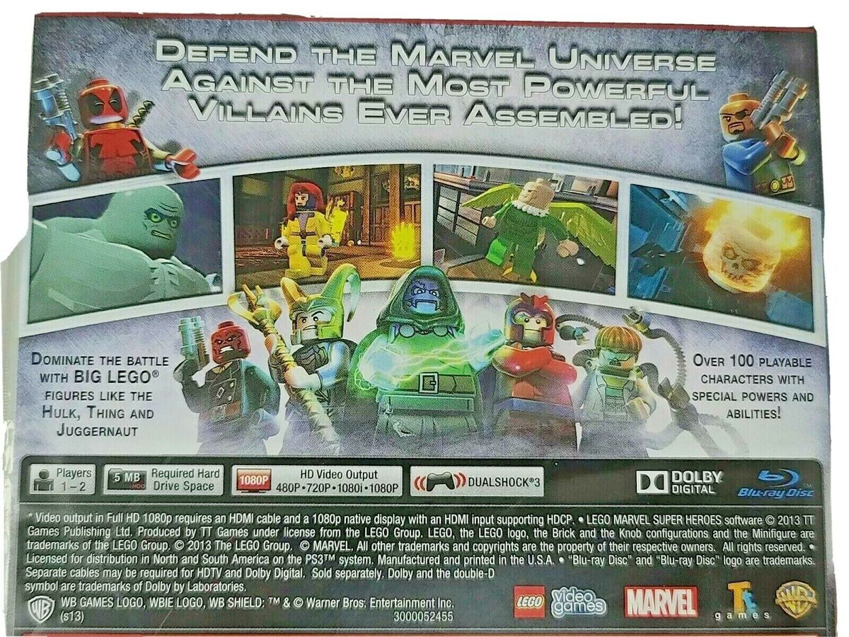 Lego Marvel Super Heroes + Lego Batman 3 Digital PS3 PSN