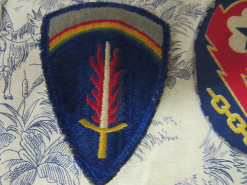 (10) Vtg. WWII & Post US Army European Occupation Forces, 3 Theater Made Patches - Picture 5 of 16
