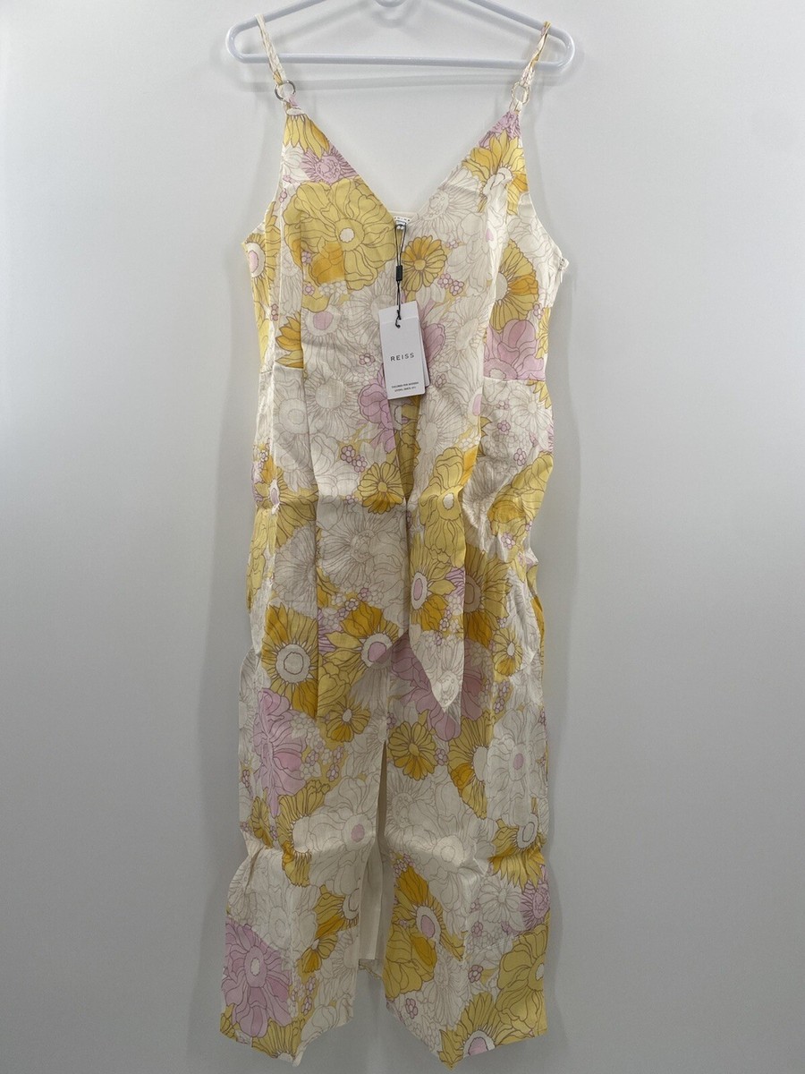 REISS Kay Linen Tie Front Midi Dress size 6 | eBay REISS Kay Linen Tie Front Midi Dress size 6 | eBay