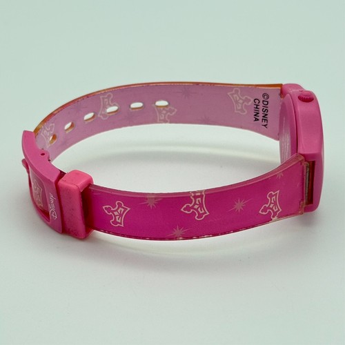 Girl's DISNEY Store Three Princesses Pink Plastic Digital LCD Watch, 26mm, Runs - Picture 7 of 7
