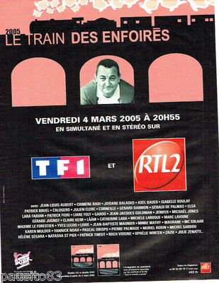 ADVERTISING ADVERTISING 026 2005 les Restos du coeur avec Coluche