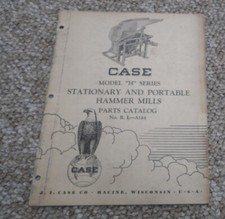 Estuche Modelo Serie H Molinos de Martillos Estacionarios y Portátiles Piezas Catálogo Nº A144