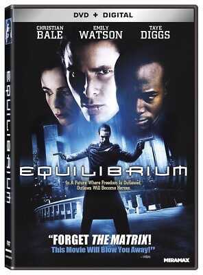 NEW Equilibrium Christian Bale Emily Watson Maria Pia Calzone DVD THE MOVIE#0074