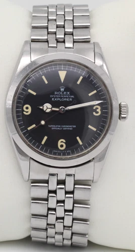 Rolex Oyster Perpetual Explorer Ref 1016 36mm Automatic Men's Wrist Watch LW-158
