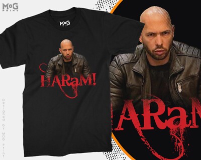 Andrew Tate Top G Cobra Haram T-shirt Funny Matrix Islamic Muslim Eid Gift Tee