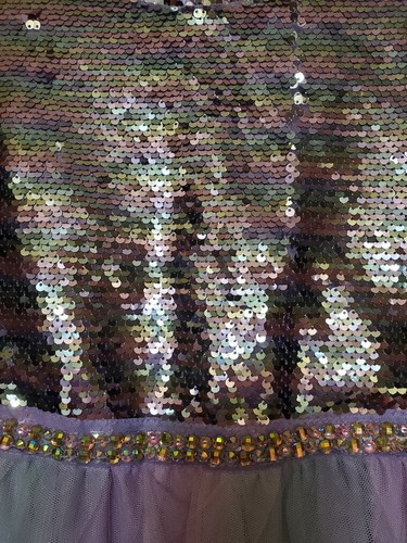 love, jayne 12 dress Sequins, Ruffles Multicolor Great Cond New w/o Tags - Picture 2 of 6